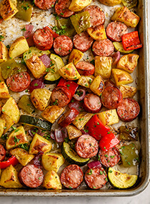 Roasted Sausage and Potatoes
