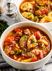 Sausage Tortellini Soup